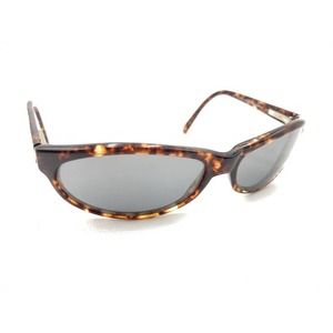 Polarized 559 Brown Tortoise Oval Wrap Sunglasses Gray Lens 61-15 135 Men Women
